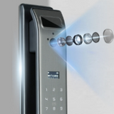 Intelligent door lock turn-milled parts-shaft A