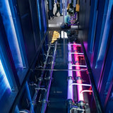 Liquid-cooled server turn-milled Parts-Copper L connector