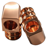 Liquid-cooled server turn-milled Parts-Copper L connector