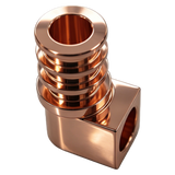 Liquid-cooled server turn-milled Parts-Copper L connector
