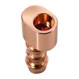 Liquid-cooled server turn-milled Parts-Copper L connector
